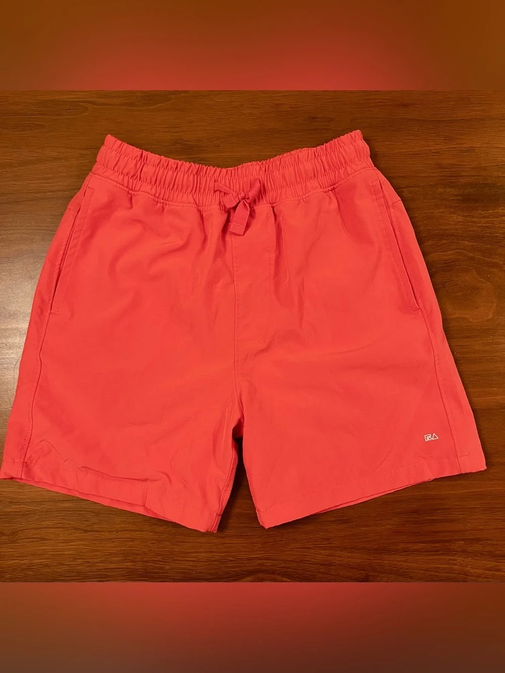 (FA) Coral Pink Water Shorts – Girls Size M (8)